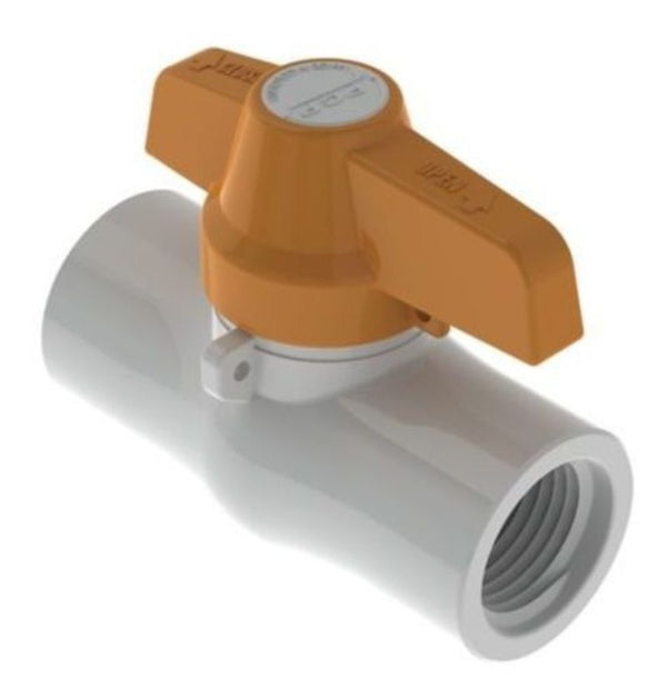 VALVULA DE BOLA 1/2" PVC ROSCAR ECO