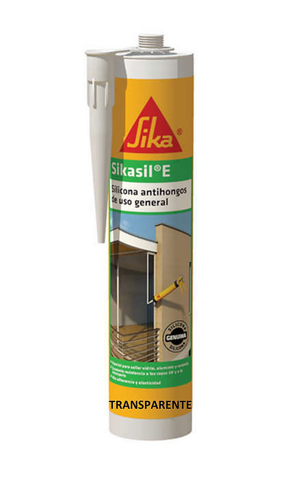 SIKASIL E TRANSPARENTE POR 1.0 UND