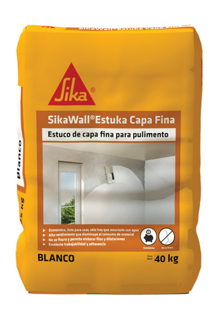 SIKAWALL ESTUKA CAPA FINA X 40KG