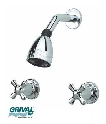 CJTO MEZCLA. DUCHA 8" METAL ANTIUS