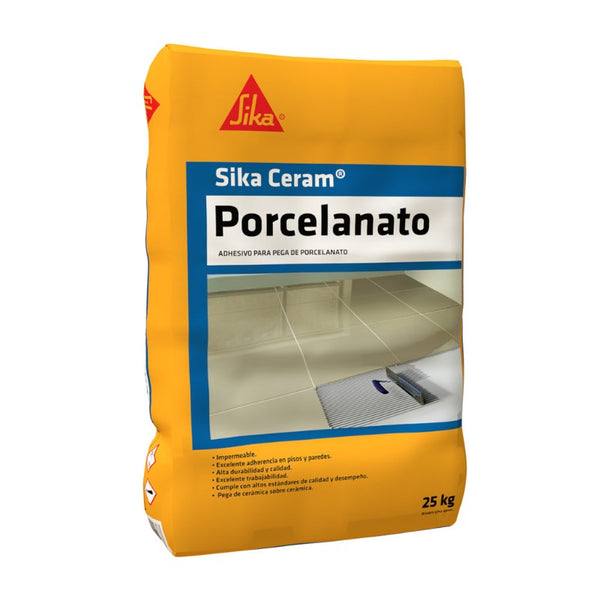 SIKACERAM PORCELANATO GRIS 25.0 KG