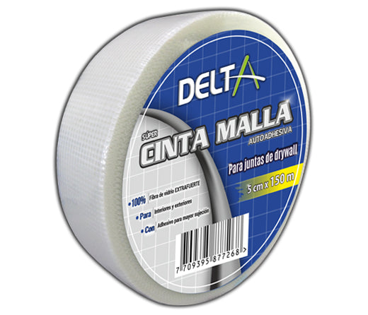 CINTA MALLA ADHESIVA 5CM x 150 MTS