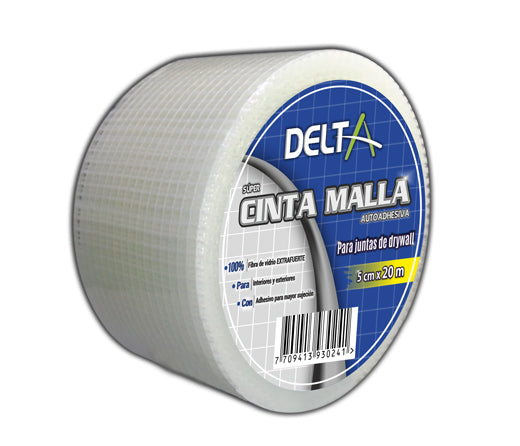 CINTA MALLA ADHESIVA 5CM X 20 MTS