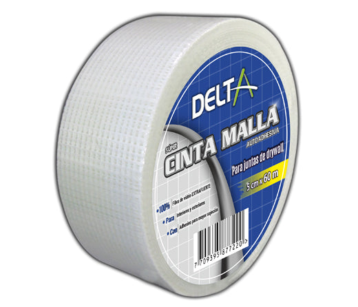 CINTA MALLA ADHESIVA 5CM X 60 MTS
