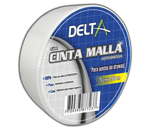 CINTA MALLA ADHESIVA 5CM x 90 MT