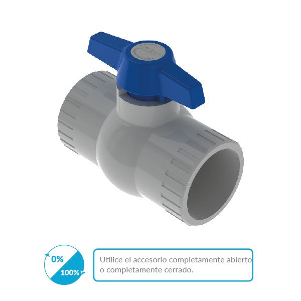 VALVULA DE BOLA 1.1/4" SOLDAR PESADA