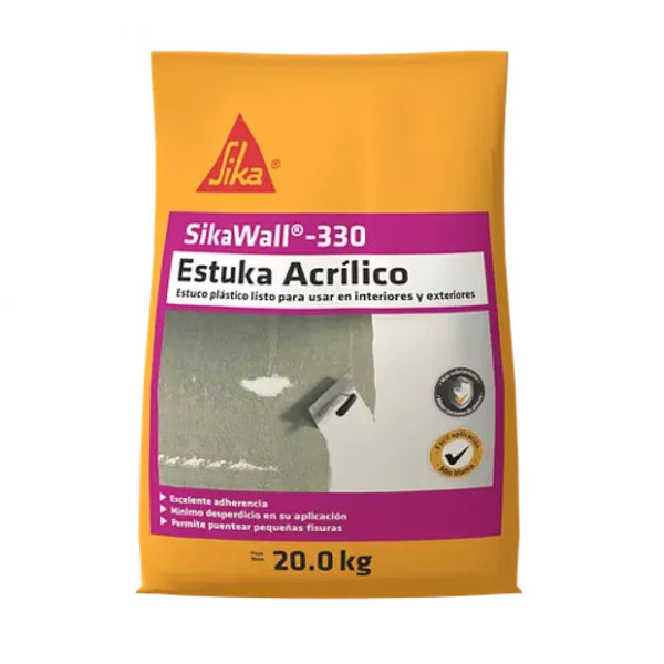 ESTUKA ACRILICO X 20KG CAJA